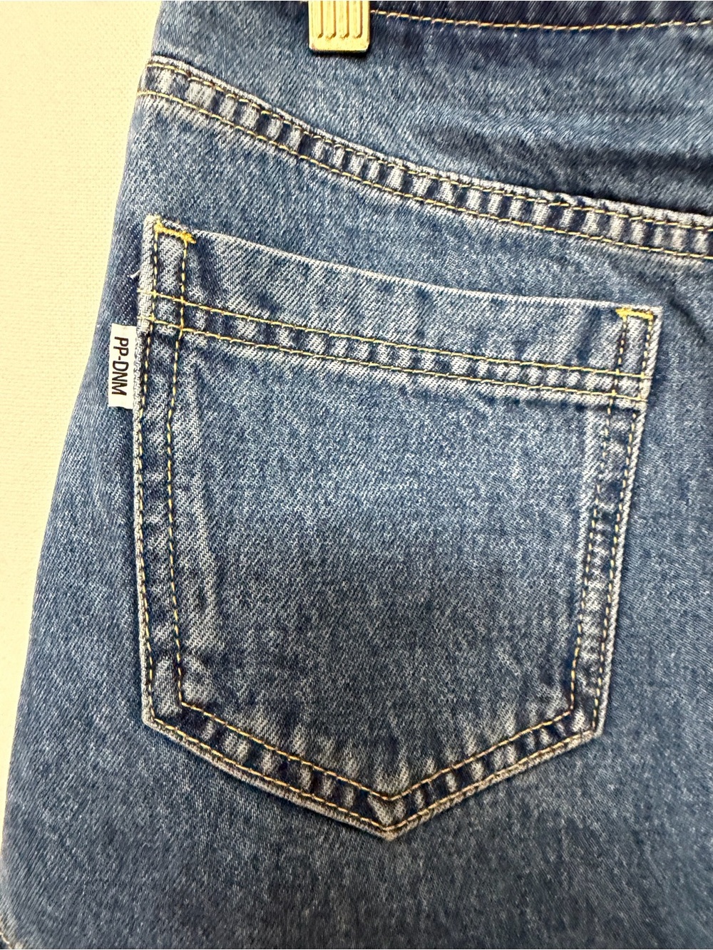 Princess Polly Blue Denim Low Rise Skort - Picture 6 of 9